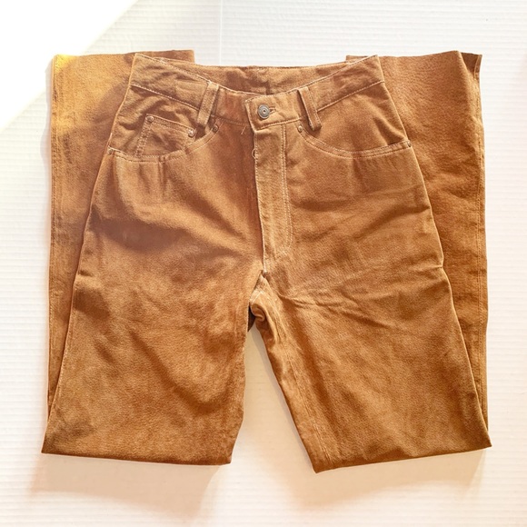 Wilsons Leather Pants - MJulian Wilson’s Leather Brown Suede Pants